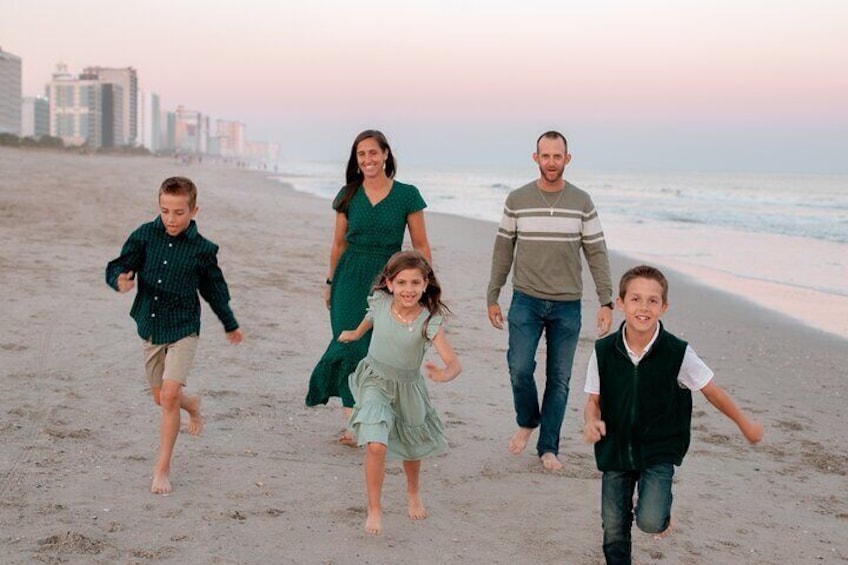 Private Professional Holiday Photoshoot in Myrtle Beach