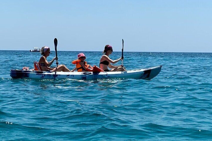 Kayak excursion: Porto Cesareo, the Marine Protected Area and the Isola dei Conigli