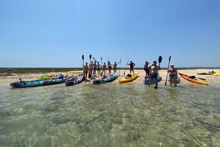 Kayak excursion: Porto Cesareo, the Marine Protected Area and the Isola dei Conigli