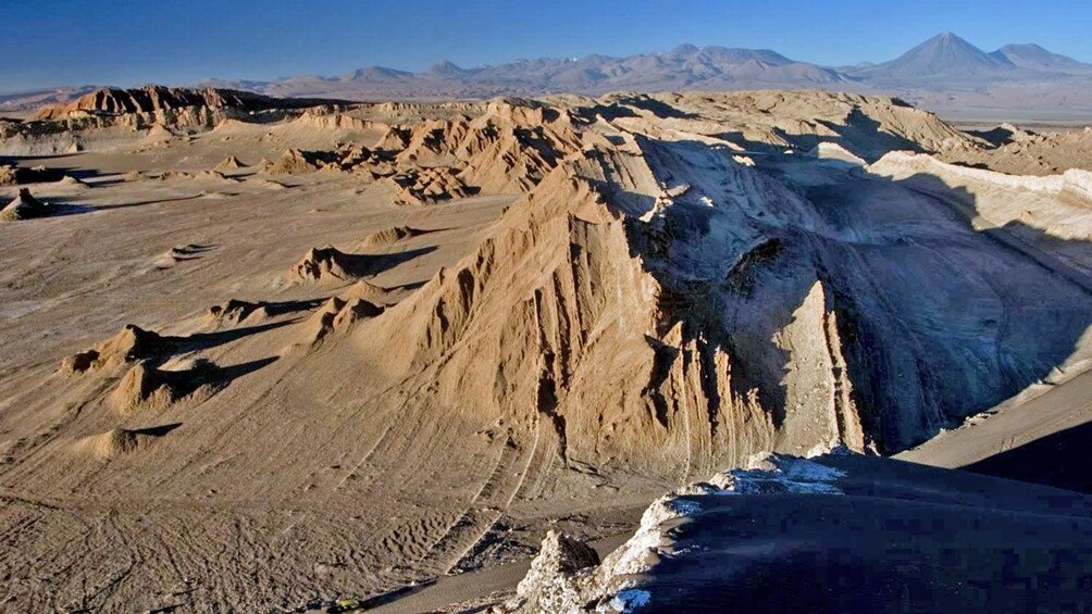 Windswept rock formations in Moon Valley