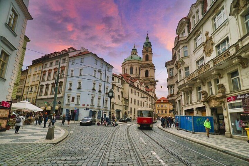 The streets of Prague