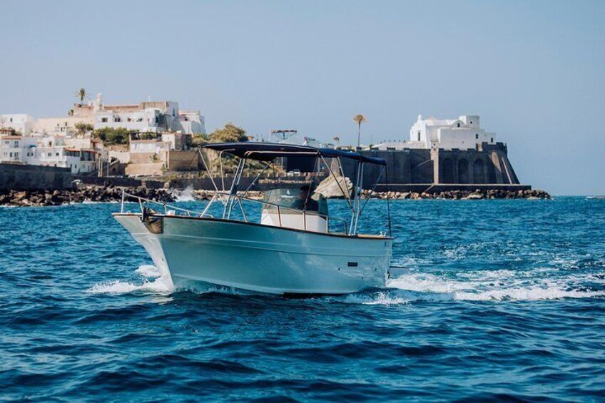 Boat tour of the island of Ischia with goiter 7.50 meters