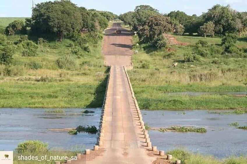 Crocodile bridge gate enterence to kruger national park 