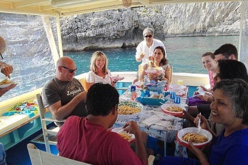 Fishing and lunch to Capri from Sorrento