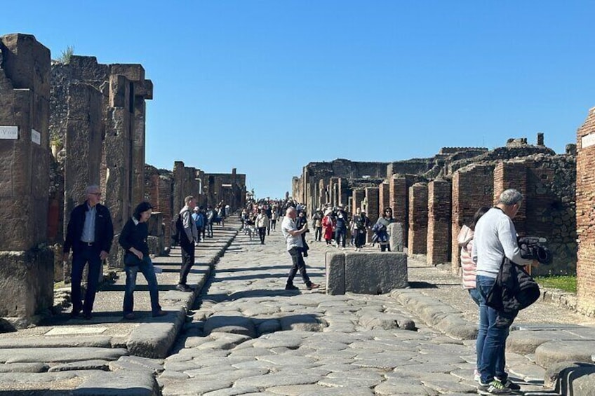 Enjoy Pompeii Ruins from Positano