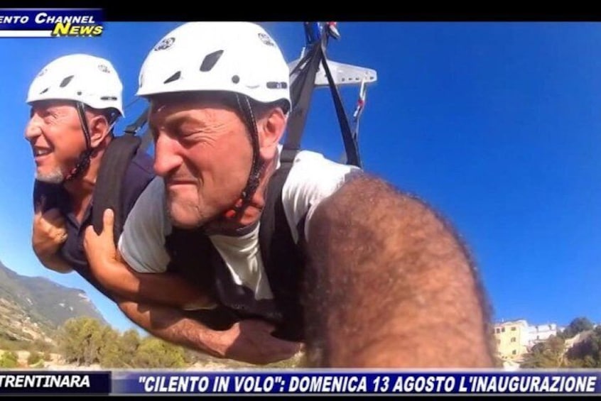 Private Zipline Experience for Couples in Trentinara