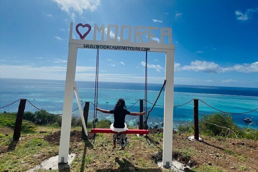 Private Cook’s bay view , swing on the top of the world 