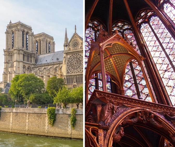 Notre Dame Island Outside Tour with Sainte Chapelle Entrance Ticket