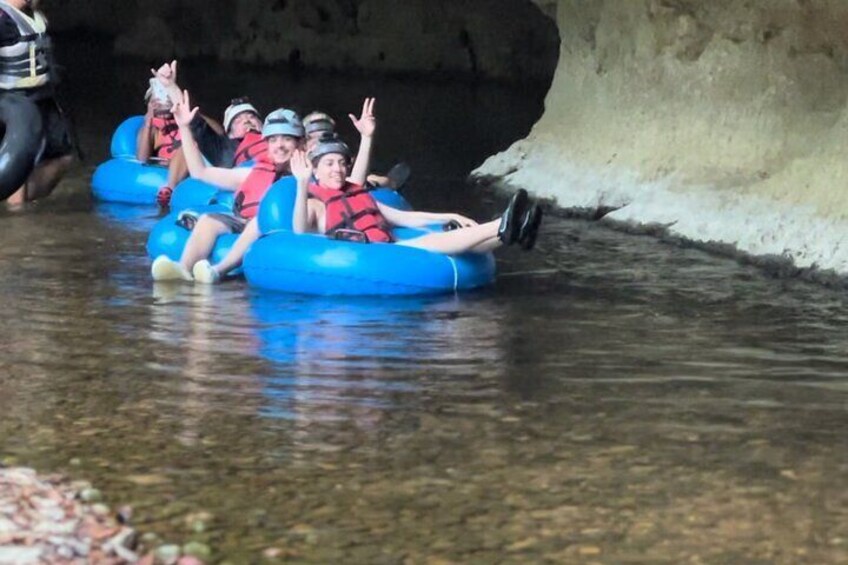 PRIVATE Cave Tubing & Zipline Tour with lunch from Placencia