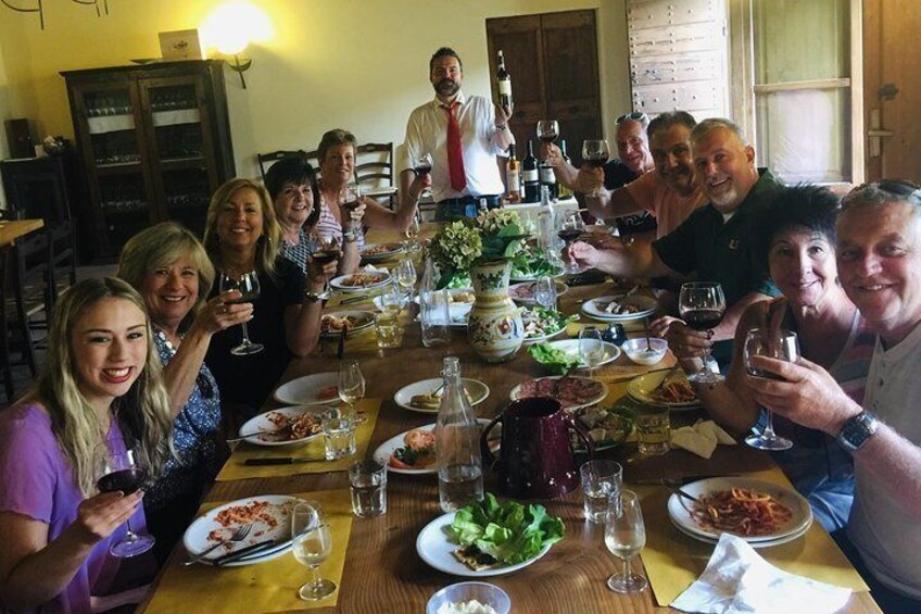wine and food tasting
