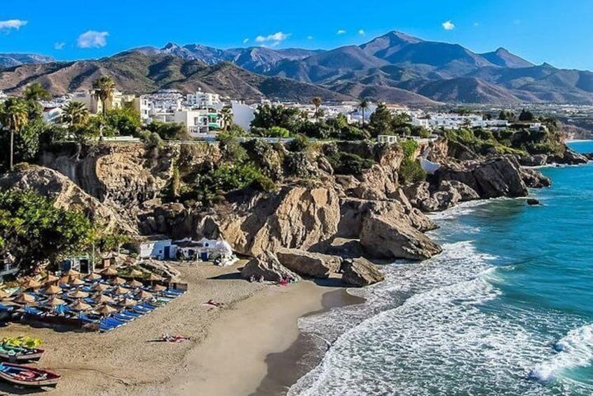 Full-Day Nerja City and Caves Private Tour from Granada