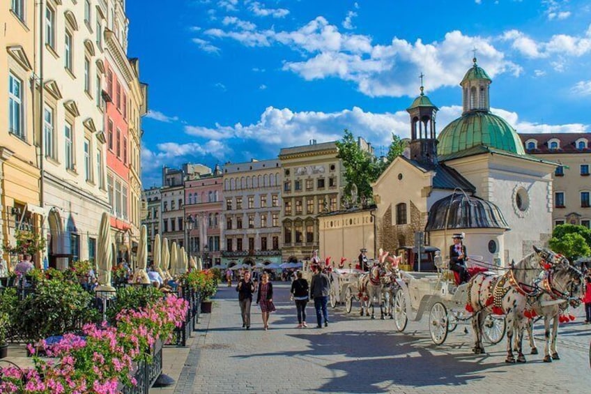 Full-Day Private Guided Sightseeing Tour of Krakow from Warsaw