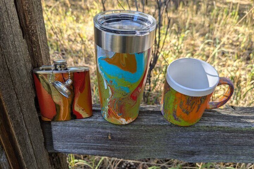 Create Your Own Hydro Dipped Tumbler, Mug or Flask in Estes Park