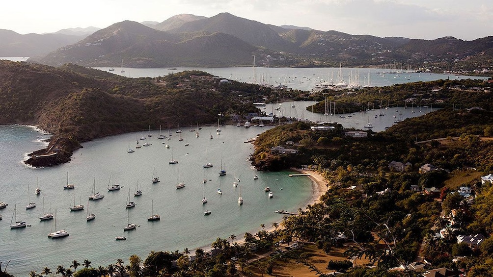 Show item 3 of 7. An aerial view of Antigua