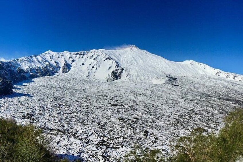 The Valle del Bove in winter