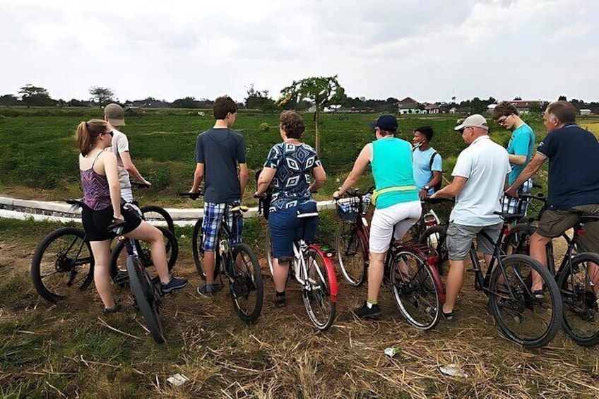 Yogyakarta Prambanan Cycling Tour with English/France/Italia speaking guide