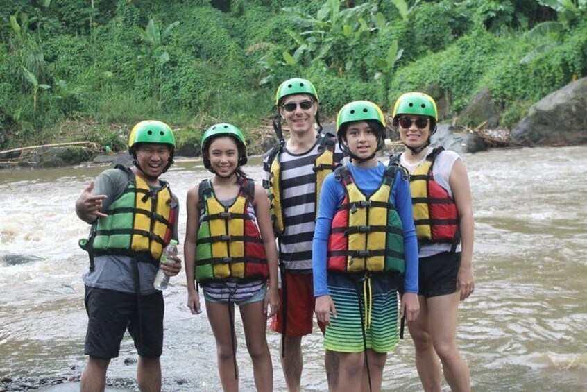 End of the rafting tour