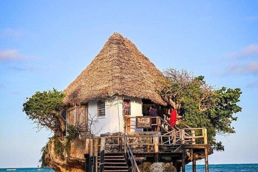 Zanzibar Blue Lagoon Snorkeling, Starfish Adventure, The Rock Restaurant, Kuza Cave Tour, Jozani Forest Tour, Secret Garden Restaurant