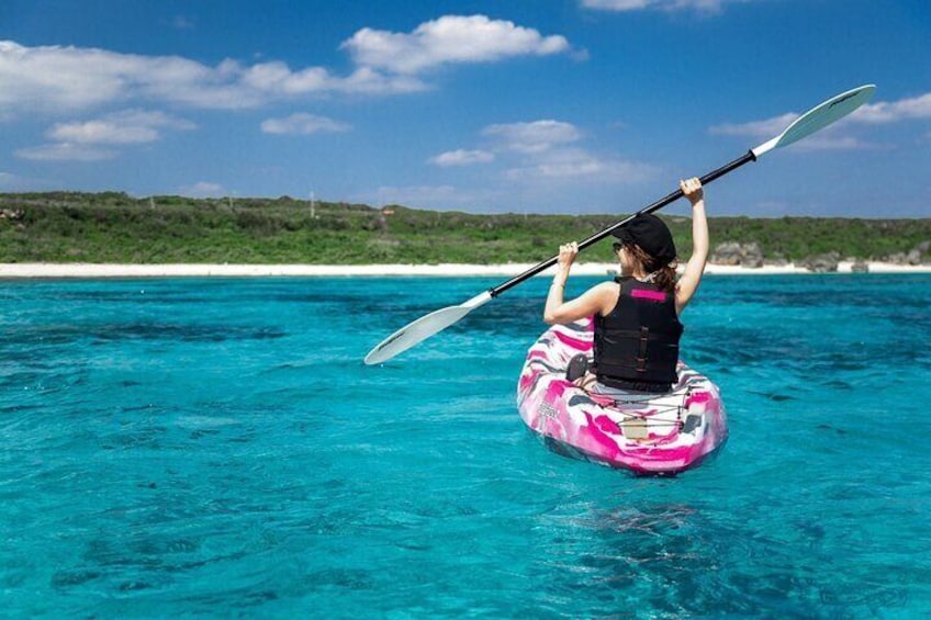 [Okinawa Miyako] 3set! Beach SUP・Tropical Snorkeling・PumpkinLimestone Cave・Canoe