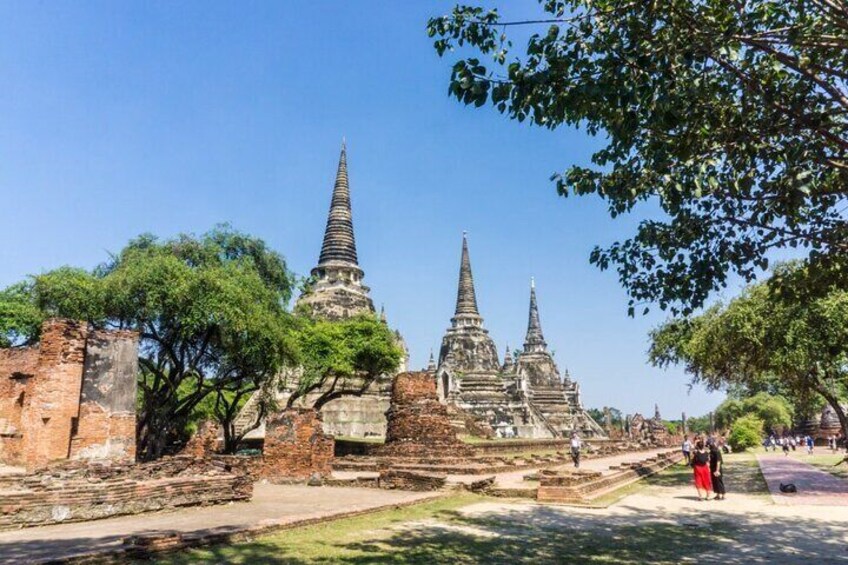 Wat Phra Si Sanphet was the holiest temple on the site of the old Royal Palace in Thailand's ancient capital of Ayutthaya