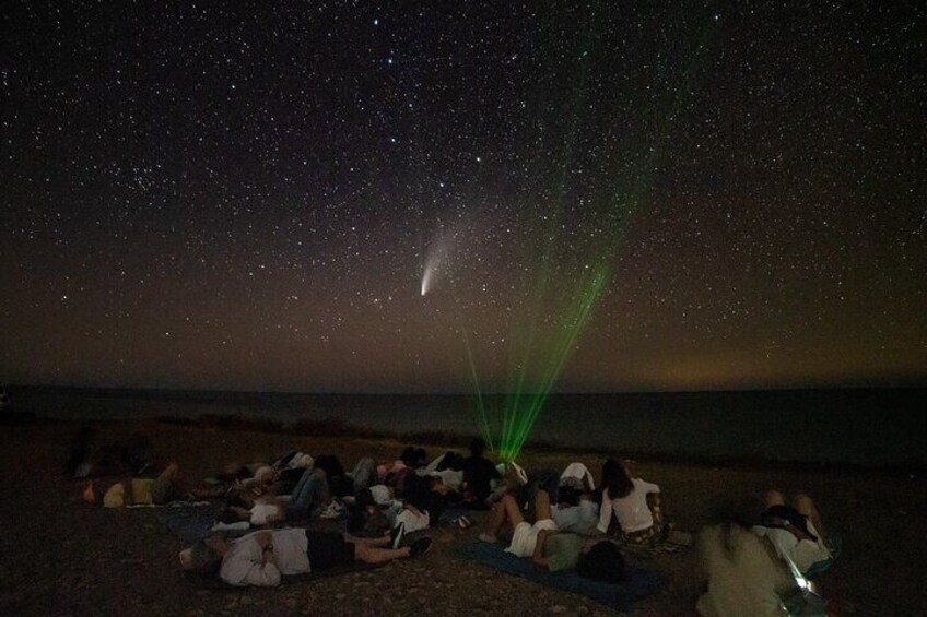 During one of our astronomical evenings.
Photo by Davide Caserta