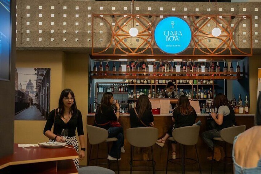 Catania: wine tasting in a metropolitan market