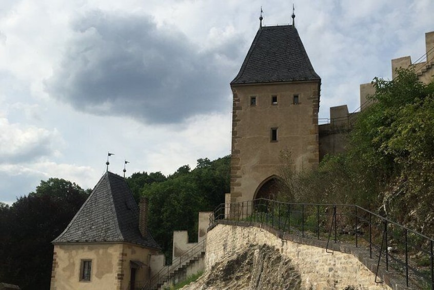 Karlstejn castle - original gate