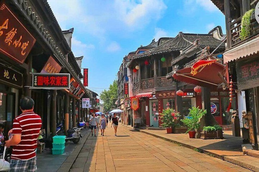 Fengjing and Xitang Water Town Private Day Tour from Shanghai with Boat Ride