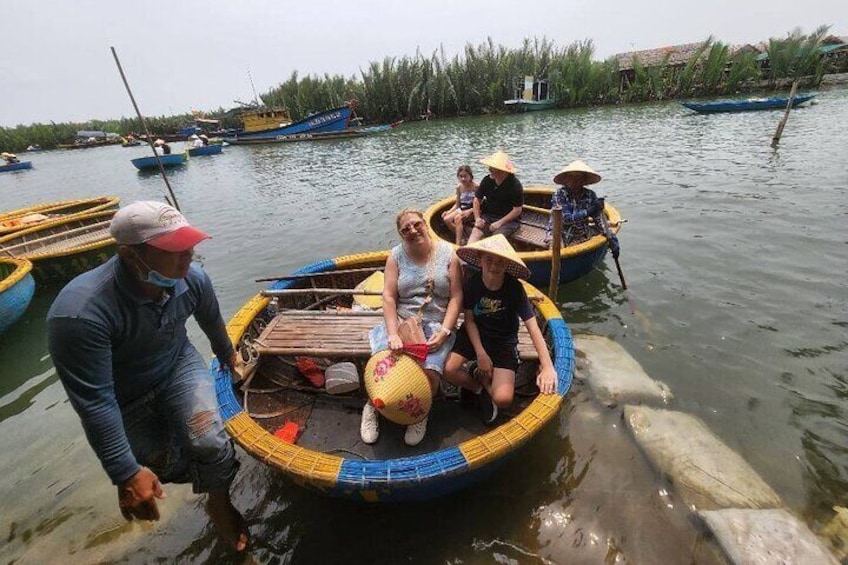 Water Coconut Jungle - Basket Boat Ride & Hoi An City Tour