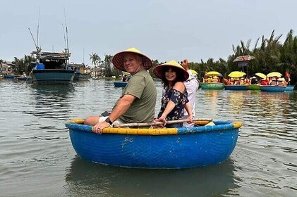 Wasser-Kokos-Dschungel - Korbbootfahrt & Stadtrundfahrt durch Hoi An