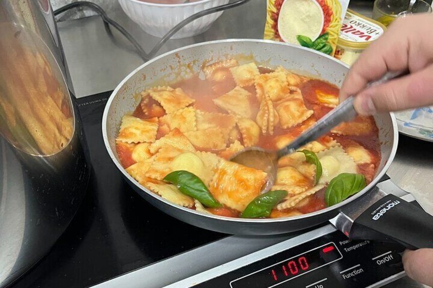 Fettuccine Alfredo and Ravioli Class with Grandma's Recipe