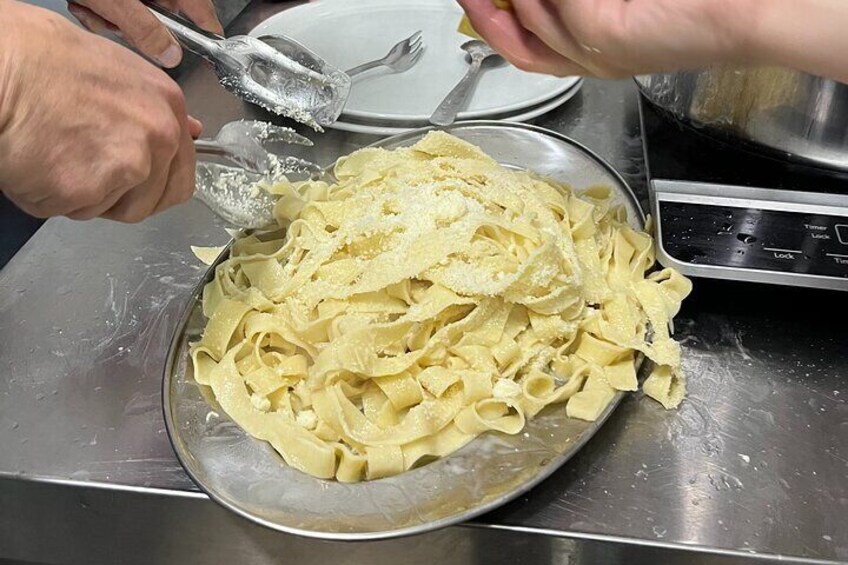 Fettuccine Alfredo and Ravioli Class with Grandma's Recipe