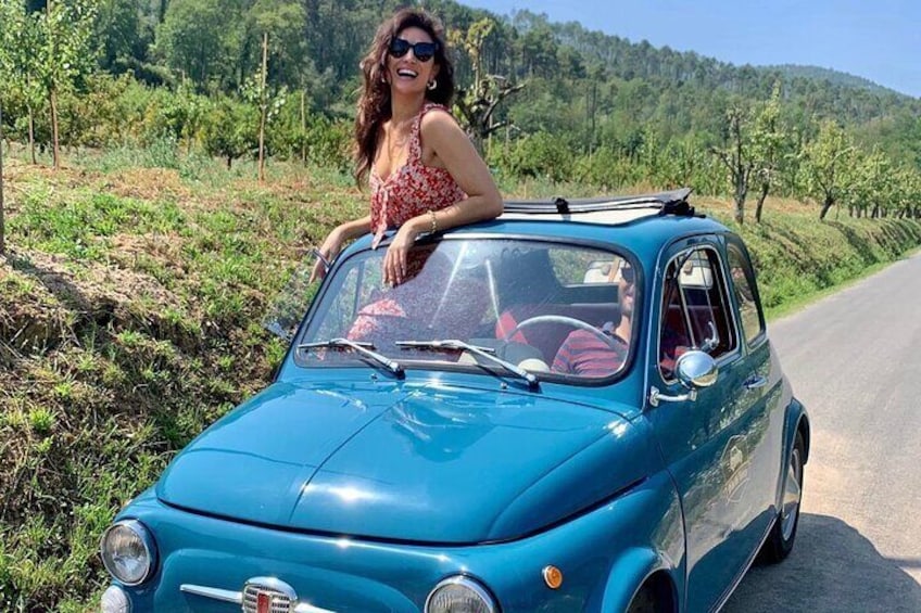 Fiat 500 tour-Drive a vintage car in the Tuscan countryside