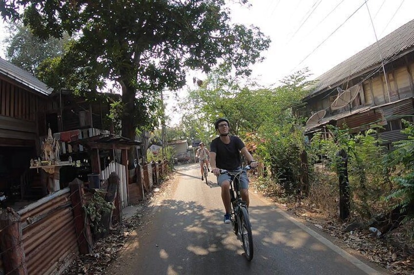 Cycling in Ayutthaya Historical Park