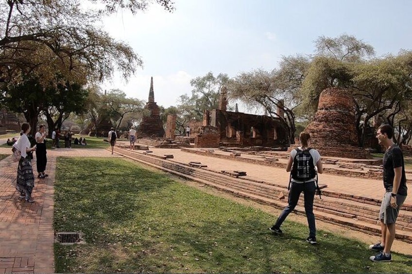 Cycling in Ayutthaya Historical Park
