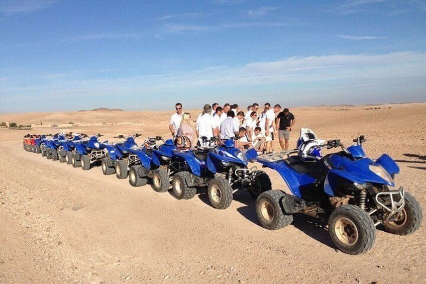 Quad tour to the desert plateau - 2 hours -