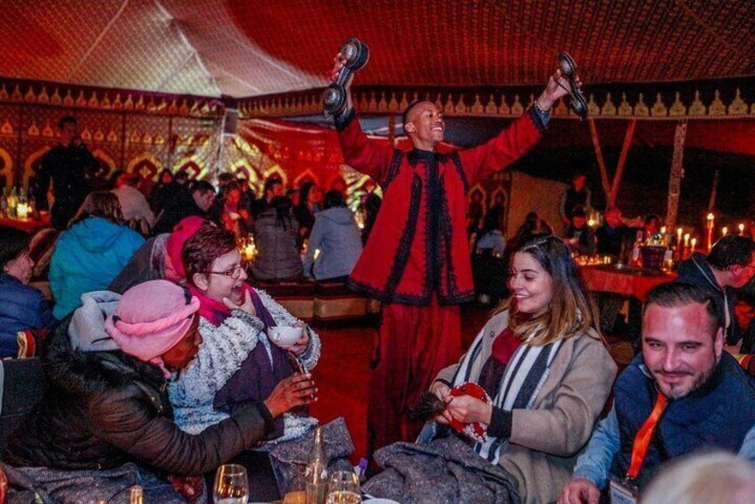 Chez Ali Marrakech Fantasia Show with Dinner and private transfer