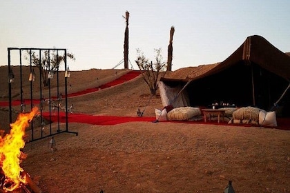 Marrakech: Sunset Camel Riding & Magical Dinner In Agafay Desert