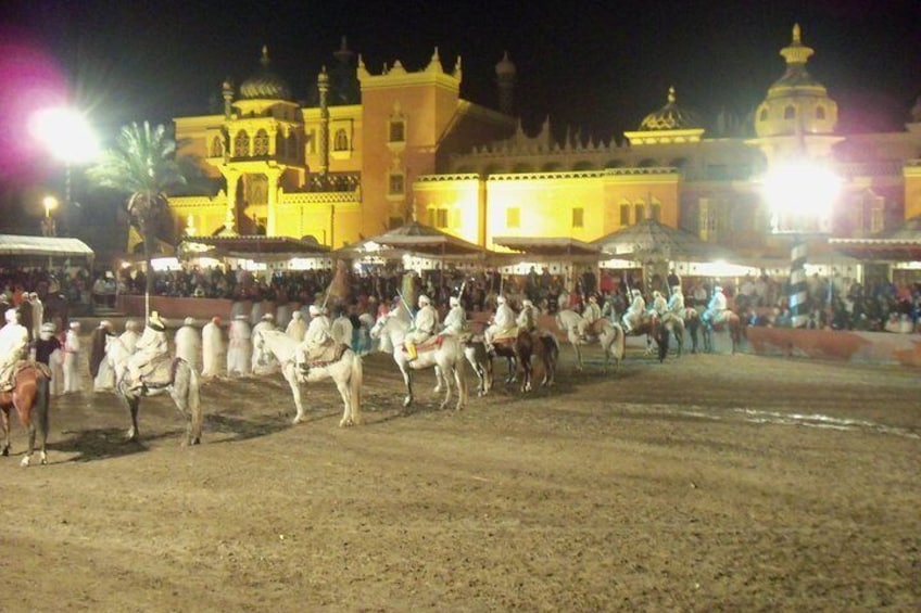 Fantasia Show with Dinner in Marrakech with Pickup