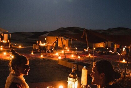 Marrakesh: Sunset Dinner in Agafay Desert with Show & Transfers