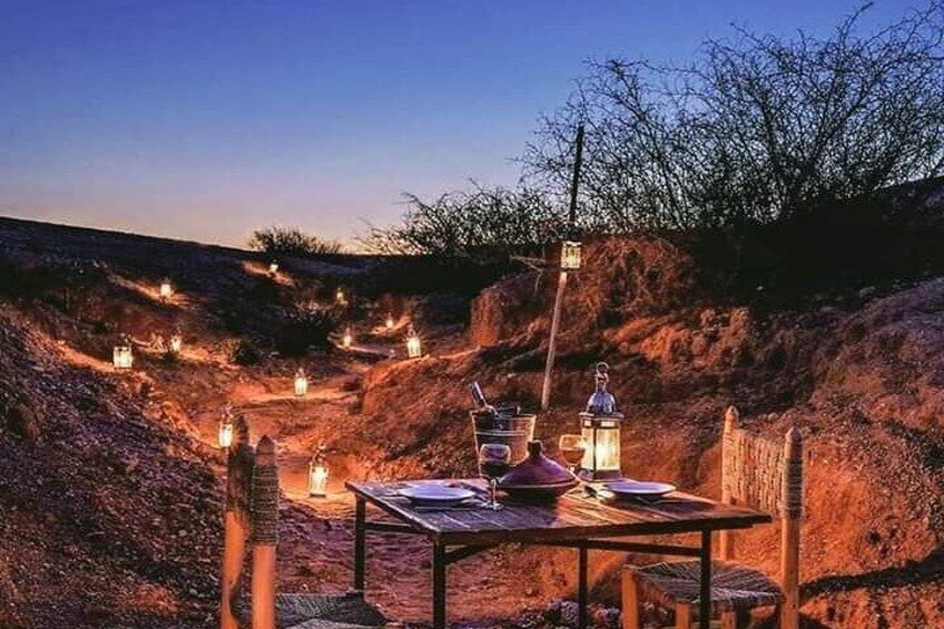 Agafay Desert: Magical Sunset Dinner with a Show