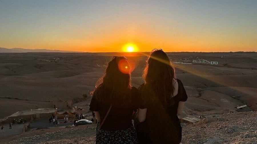 Marrakech: Agafay Desert Dinner Show and Sunset Camel Ride