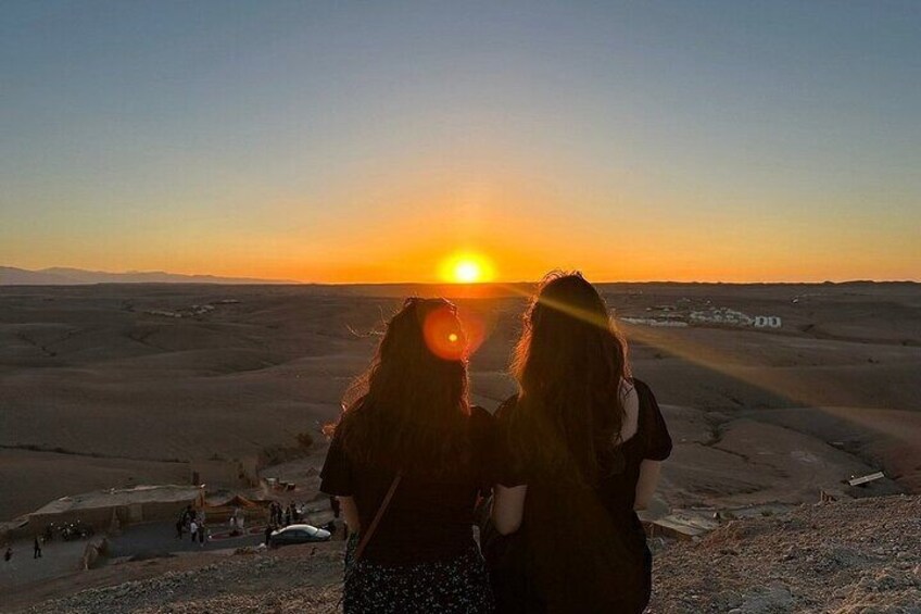 Marrakech: Agafay Desert Dinner Show and Sunset Camel Ride