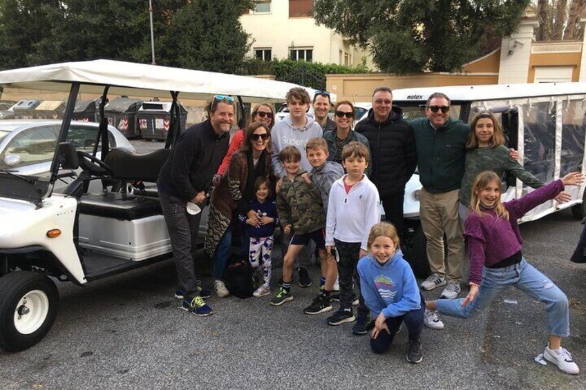 Exclusive 6 hours tour of Rome in Golf cart for Cruisers