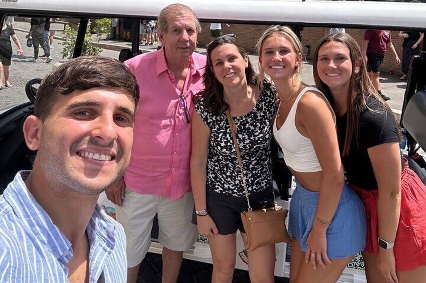 Exclusive 6 hours tour of Rome in Golf cart for Cruisers