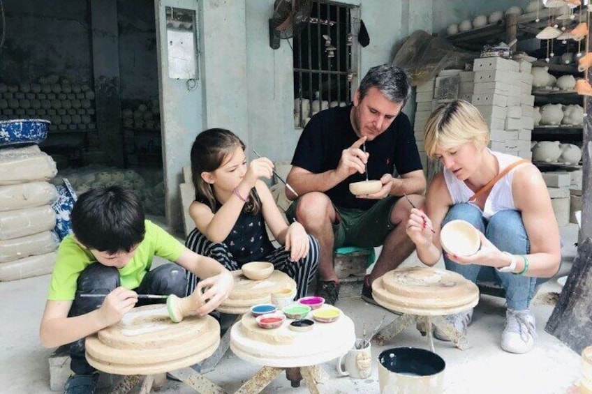 Explore Charming Hanoi: Pottery, Train Street, Egg Coffee & Cyclo