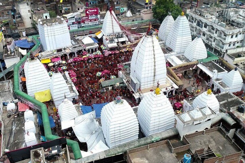 Baba Dham from drone