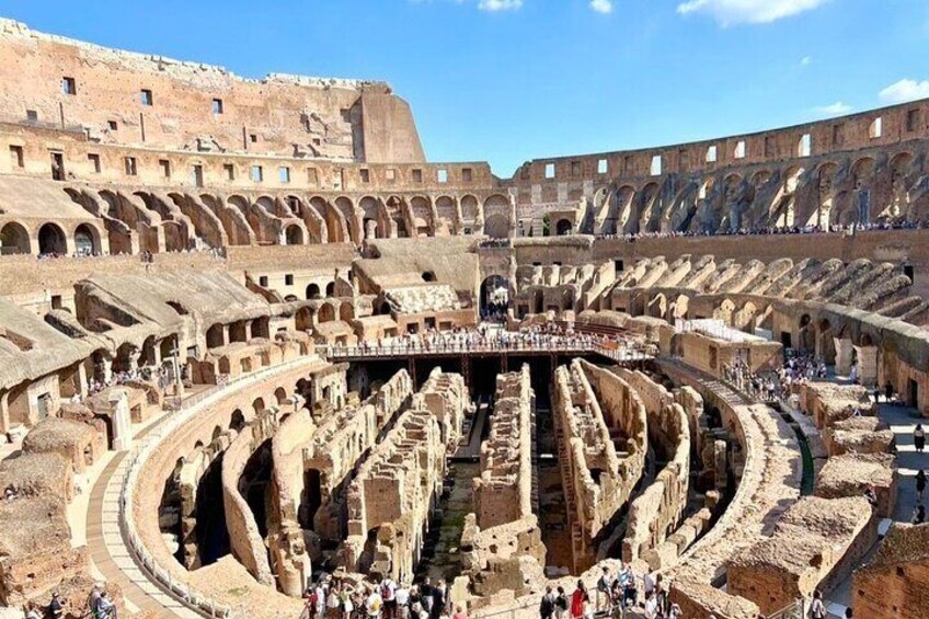 Rome: Colosseum with Arena and Ancient Rome Tour