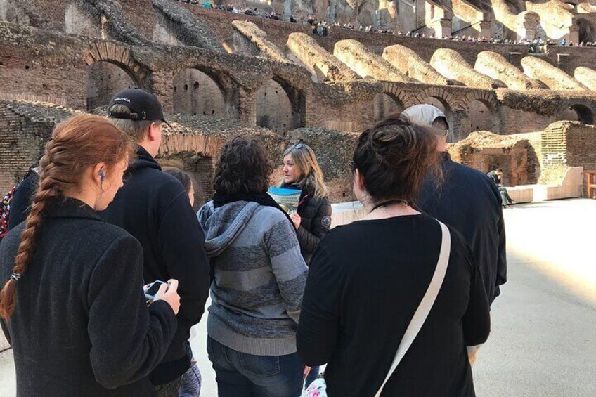 Colosseum VIP Gladiators access with Arena & Ancient Rome small group tour