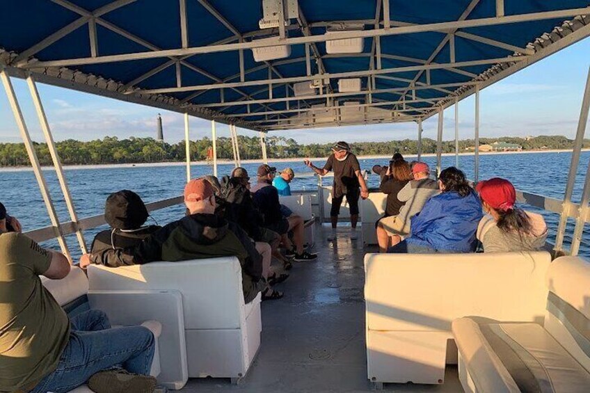 Private 3 Hour Powerboat Dolphin Cruise with Remote Beach Stop up to 15 guests